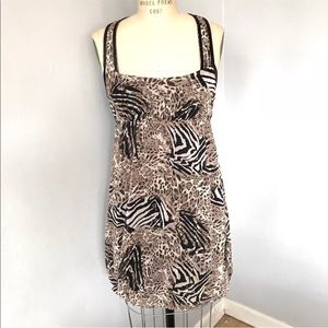 BCBG Max Azria Animal Print Dress